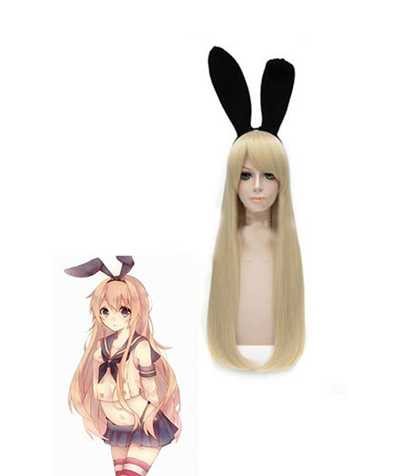 Kantai Collection : Shimakaze 80cm Anime Long Wig Cosplay Acheter